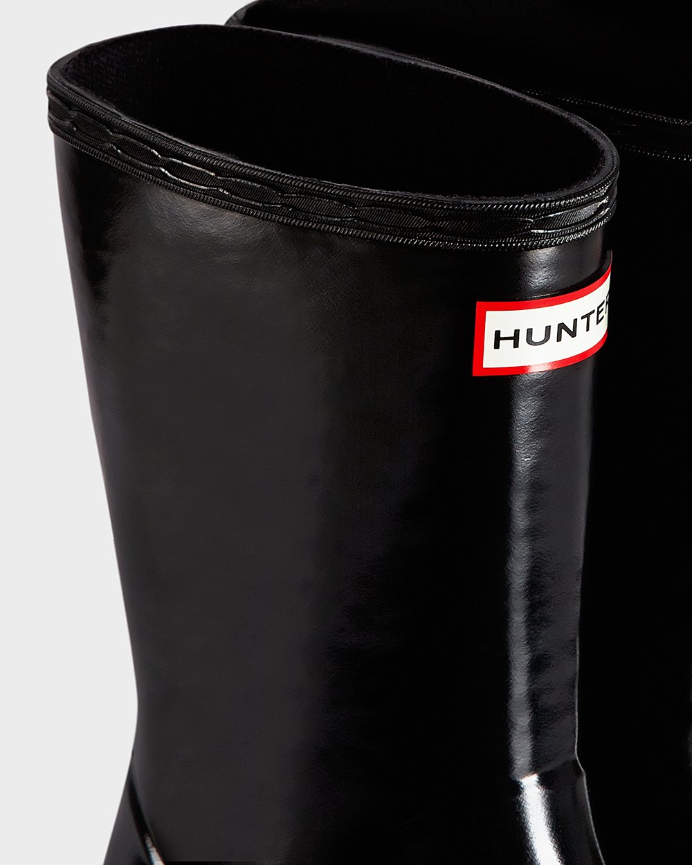 Hunter Niños Original First Classic Gloss - Botas de Lluvia Negras - 459-SWTAVR